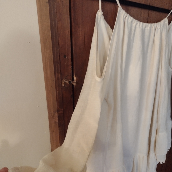 Lush Cream Dress - Romantic Boho - Picture 4 of 7